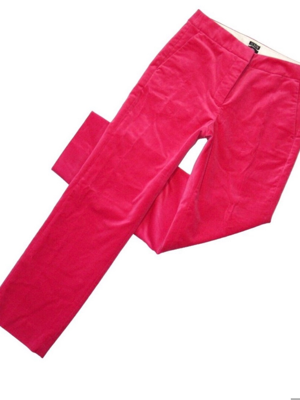 J. Crew Kate Velvet Fuchsia Pants 8T